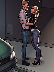 Umm had a protein shake - Art class (Mature porn cartoon) by Black n White comics
