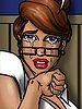 Sucking the blood from her wounds - Lust for the librarian by Illustrated interracial