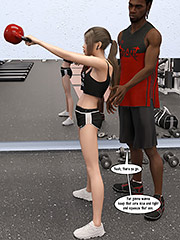 I think you're ready for something bigger - Natasha's workout part 1 by Dark Lord