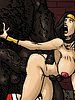 His cock was the size of her leg - Farm girl by Illustrated interracial