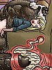 He lay still his cock inside holding his seed against her cervix - Pakistani taxi man takes my drunk wife by Illustrated interracial